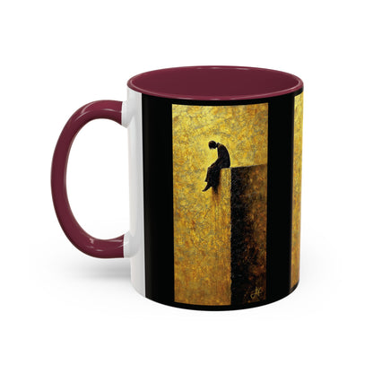 "In Darkest Hour He Is With Me", Colorful Mugs (11oz, 15oz)