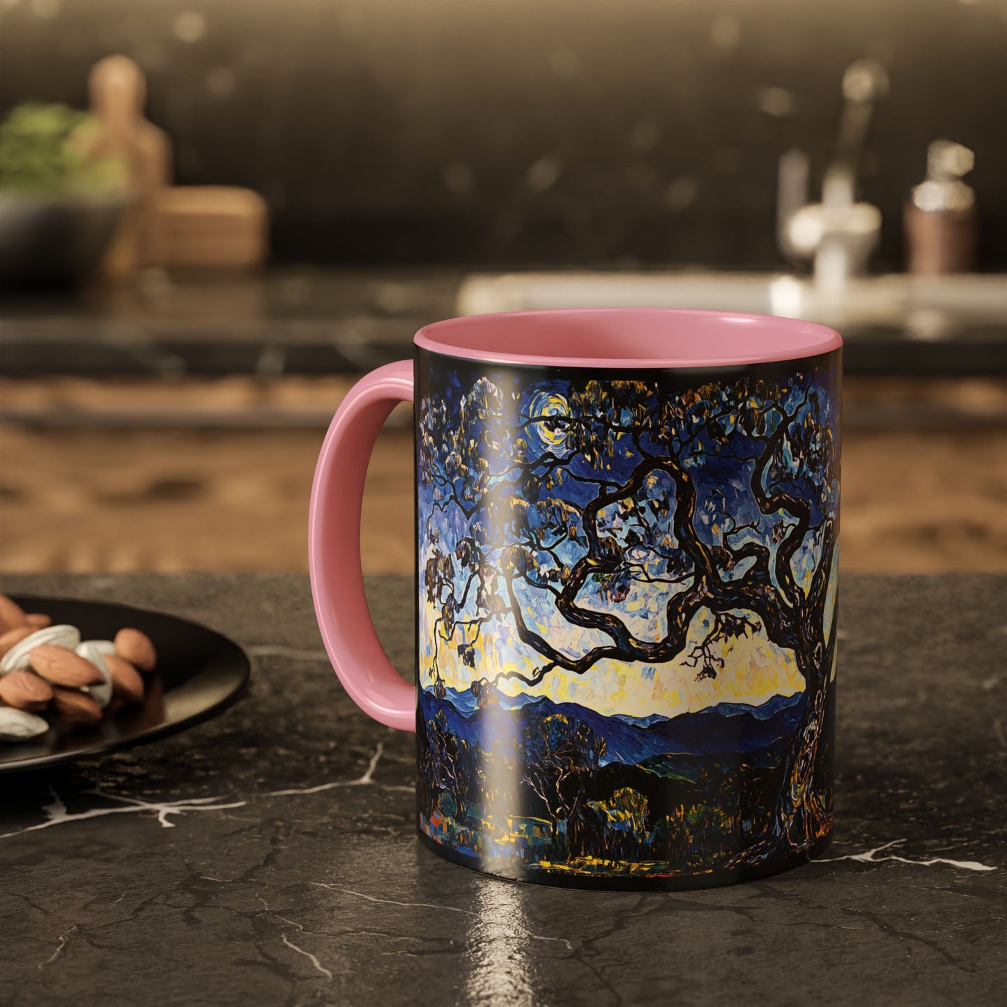 "Crann na Beannachd (Gaelic) - Tree of Blessing (English)", Colorful Mugs (11oz & 15oz)