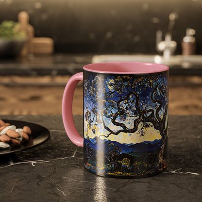 "Crann na Beannachd (Gaelic) - Tree of Blessing (English)", Colorful Mugs (11oz & 15oz)