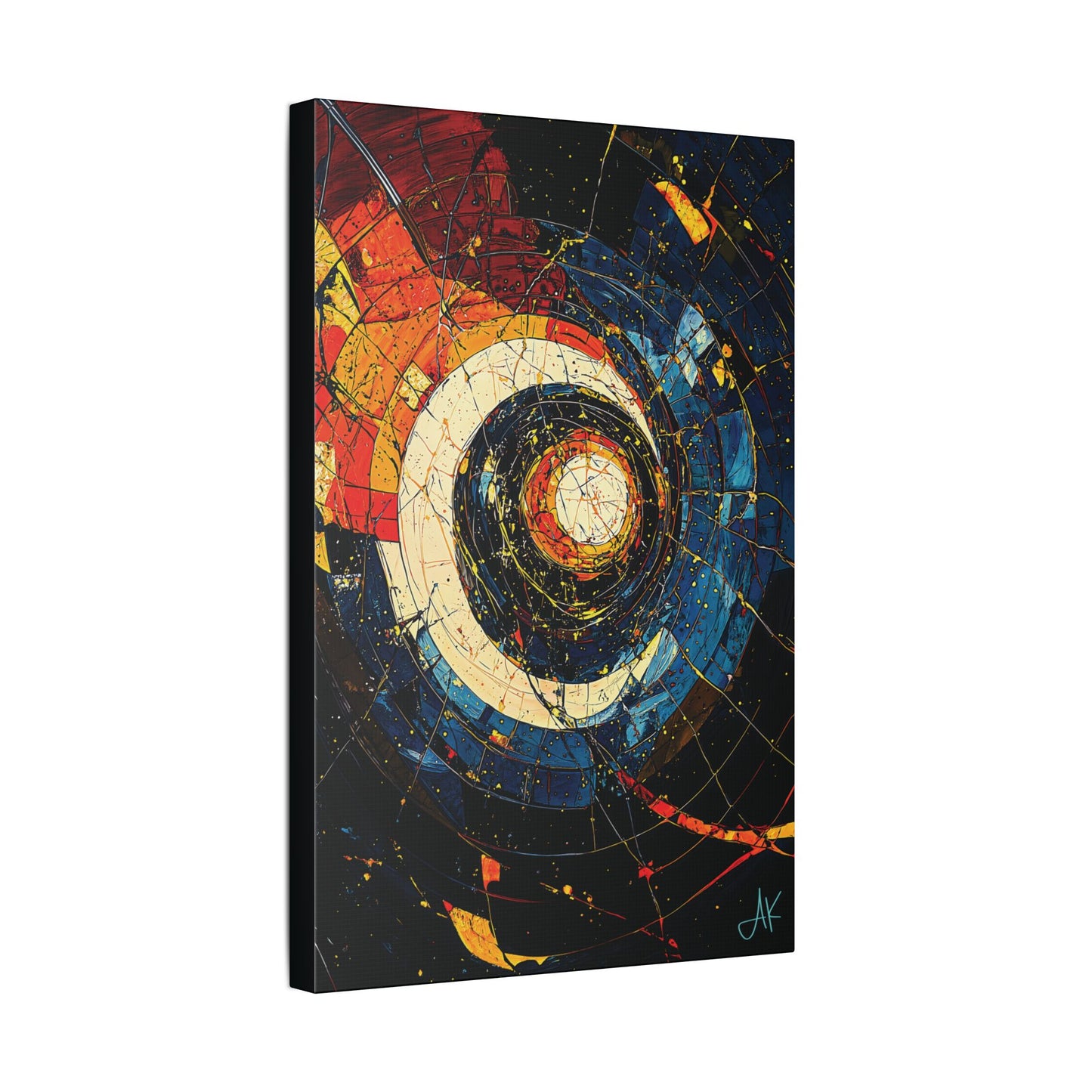 "Shatterdawn Vortex", Stretched Classic Canvas Fine Art Print