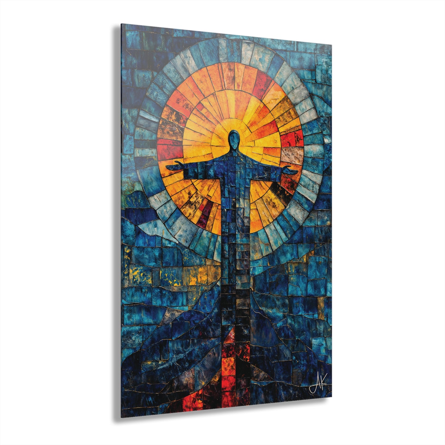 "Alpha and Omega - Revelation 22:13", Fine Art Acrylic Wall Prints (French Cleat Hanging)