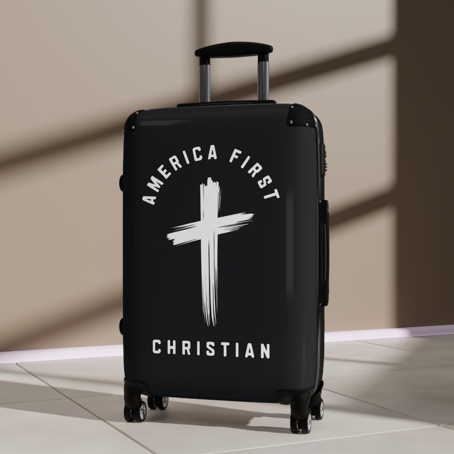 "America First Christian" #05 Suitcases (Moonless Black)
