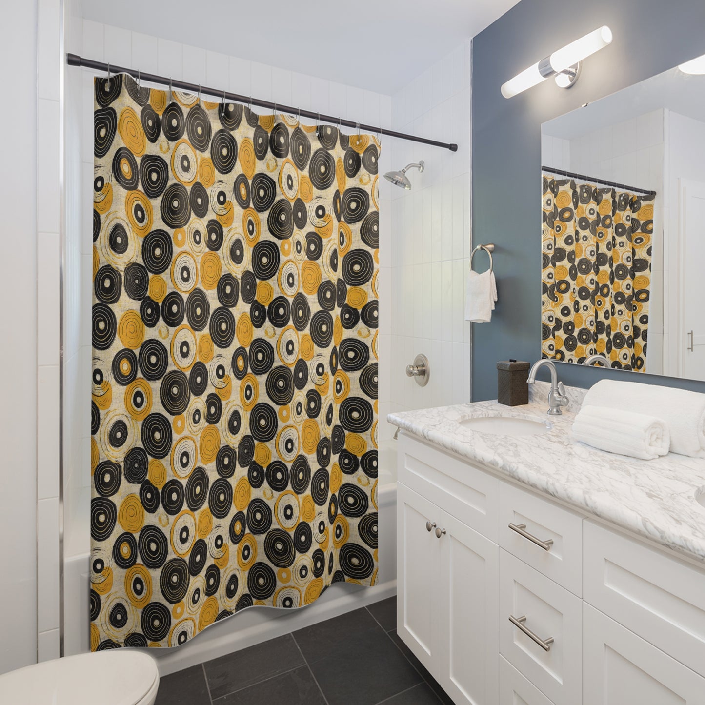 "Old 45's", Shower Curtains