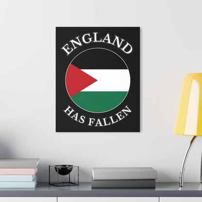 "England has Fallen", Acrylic Wall Prints (French Cleat Hanging) (Void Black)