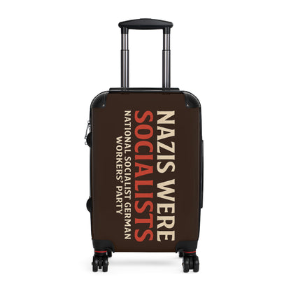 "Nazis were Socialists", Suitcase (Zinnwaldite Brown)