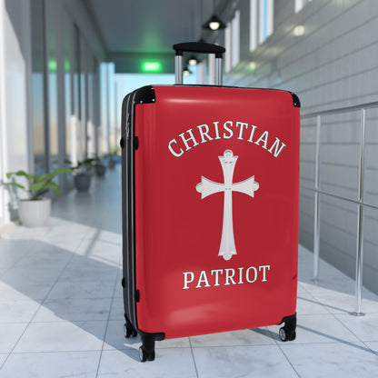 "Christian Patriot" #04 Suitcases (Cherry Red)