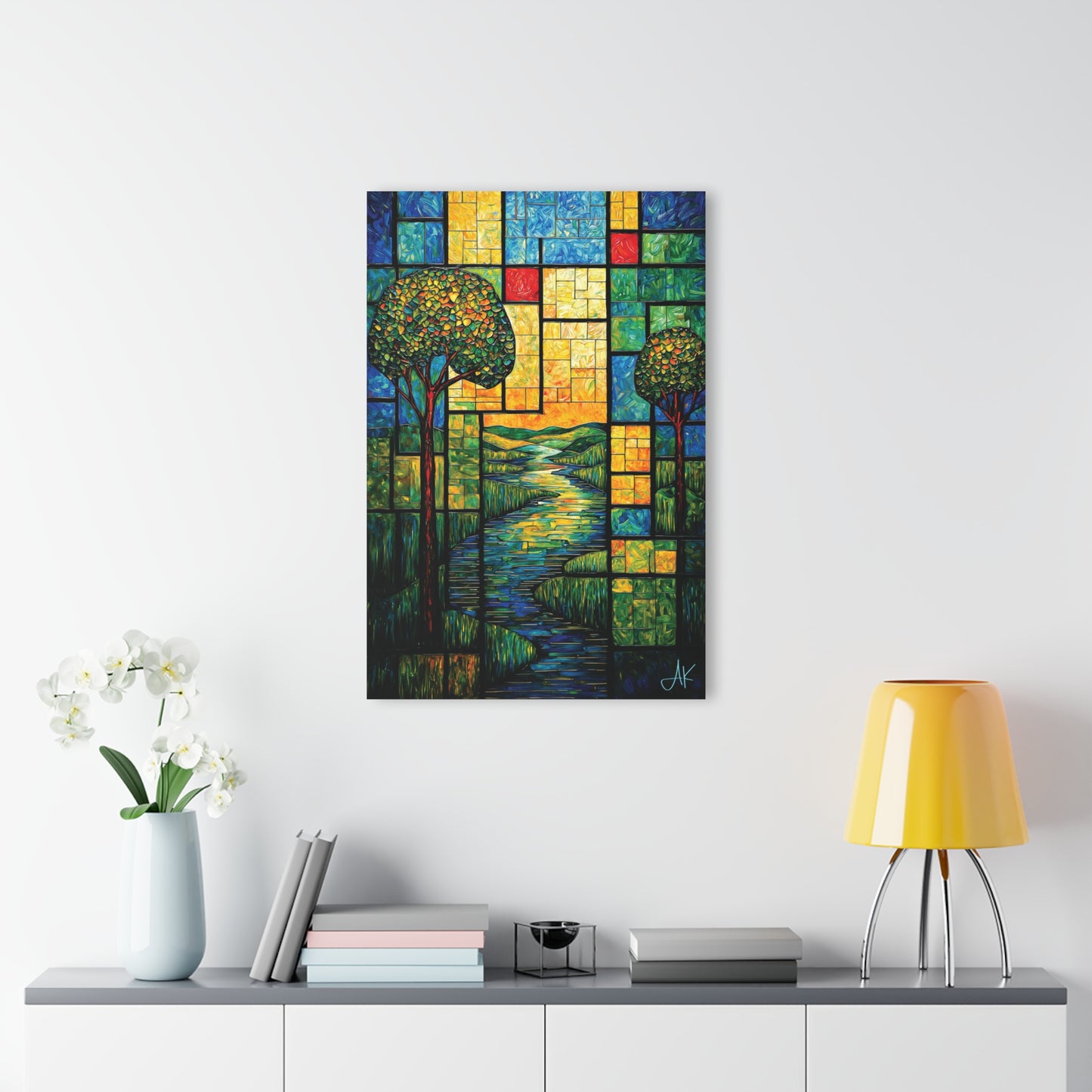 "River Add" #01, Fine Art Acrylic Wall Prints (French Cleat Hanging)
