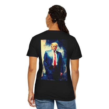 "Trump Portrait No. 6", Unisex T-shirt (Dark Colors)