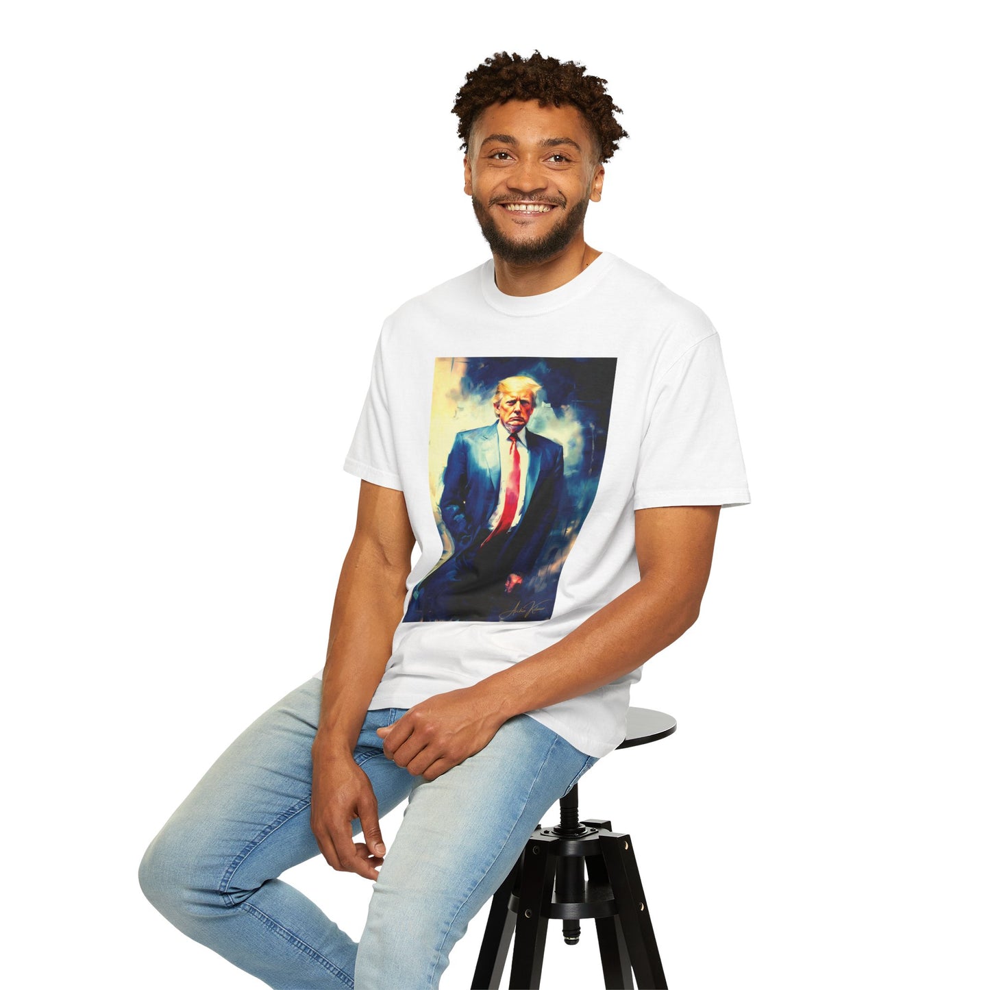 "Trump Portrait No. 6", Unisex T-shirt (Light Colors)