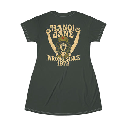 "Hanoi Jane", T-Shirt Dress (Hail Cloud Grey)