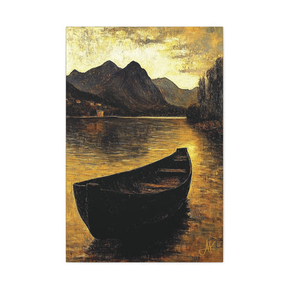 "By Oar and Tide: Ancient Gaelic Highways", Fine Art Matte Canvas, Stretched, 1.25"