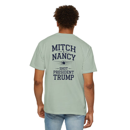 "Mitch & Nancy Shot President Trump", Unisex T-shirt