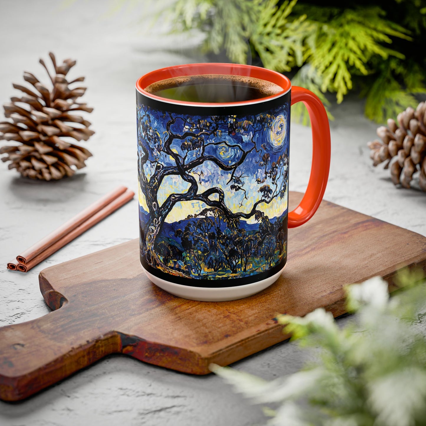 "Crann na Beannachd (Gaelic) - Tree of Blessing (English)", Colorful Mugs (11oz & 15oz)