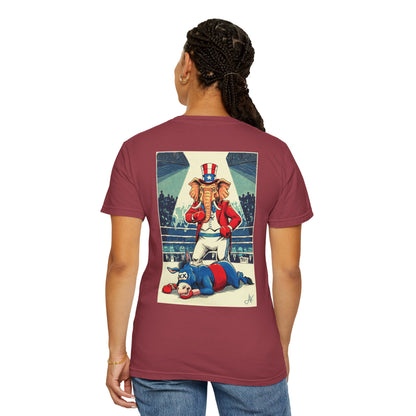 "Brutal Woke Knockout 2024", Unisex T-shirt (Light Colors)