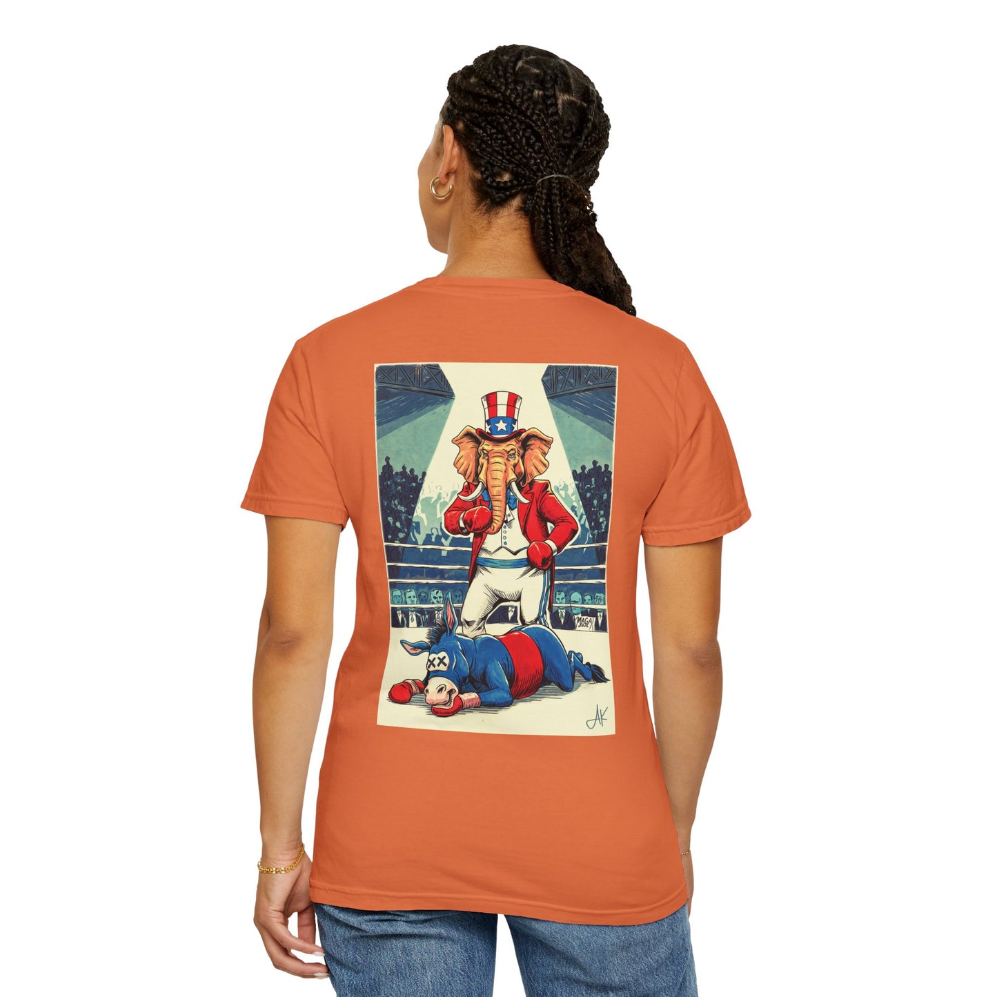 "Brutal Woke Knockout 2024", Unisex T-shirt (Dark Colors)