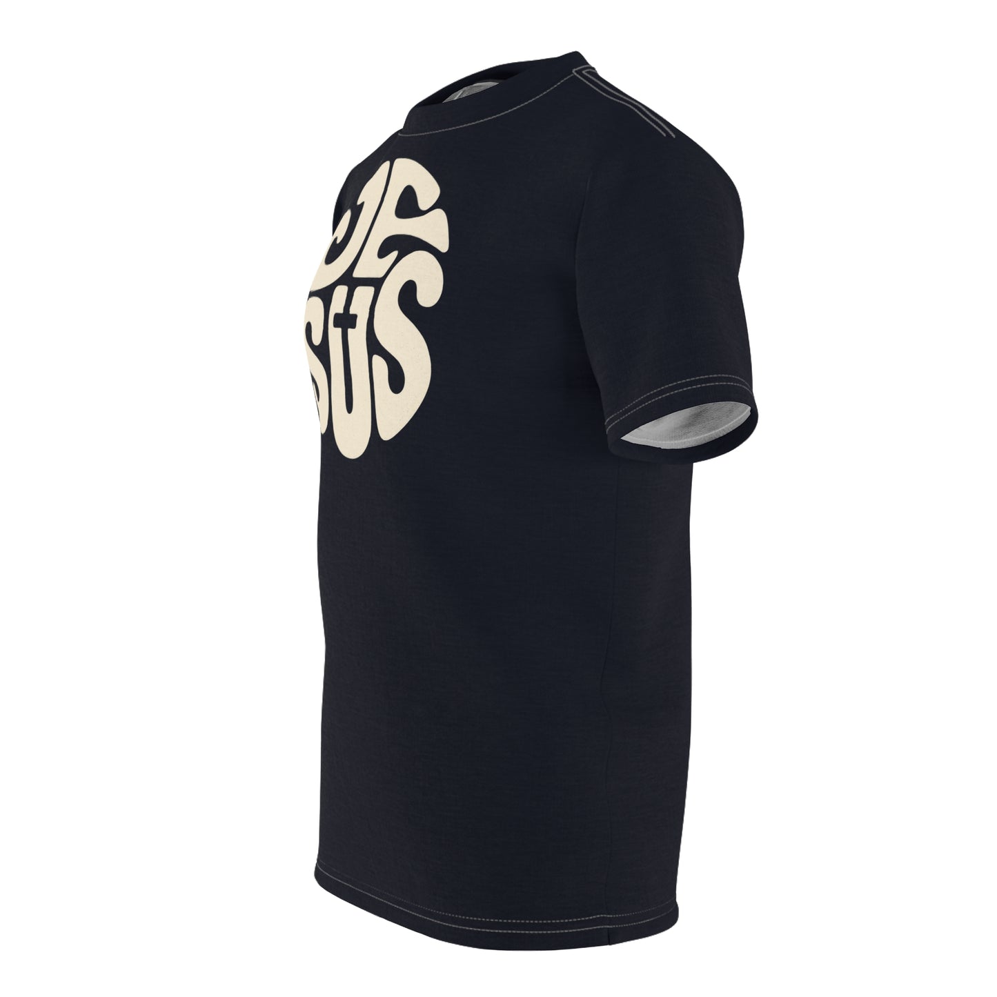 "Retro Jesus", Unisex T-shirt (Black Denim)