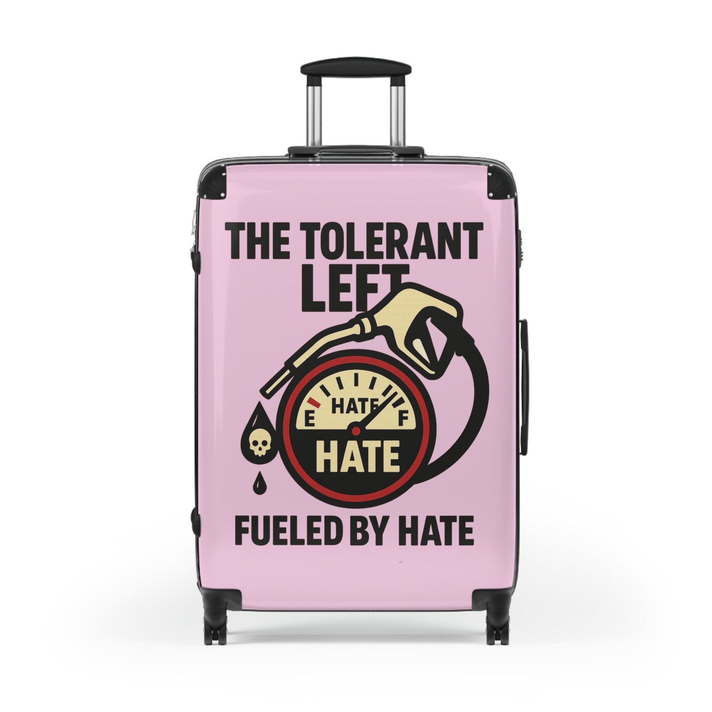 "The Tolerant Left", Suitcase (Abbey Veil Pink)