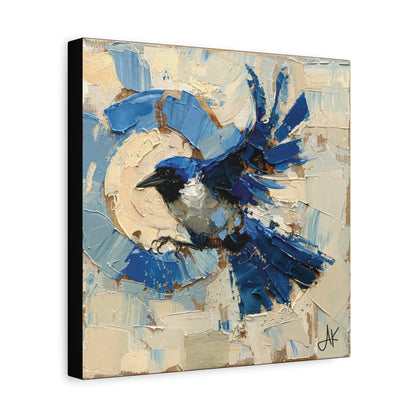 "Liberty Blue Bird", Fine Art Matte Canvas, Stretched, 1.25"