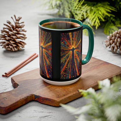 "Born Again in His Radiance - Isaiah 60:1", Colorful Mugs (11oz & 15oz)