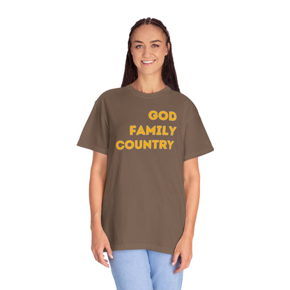 "God Family Country", Unisex T-shirt