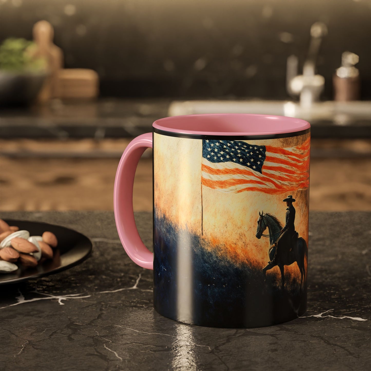 "Liberty under God", Colorful Mugs (11oz, 15oz)