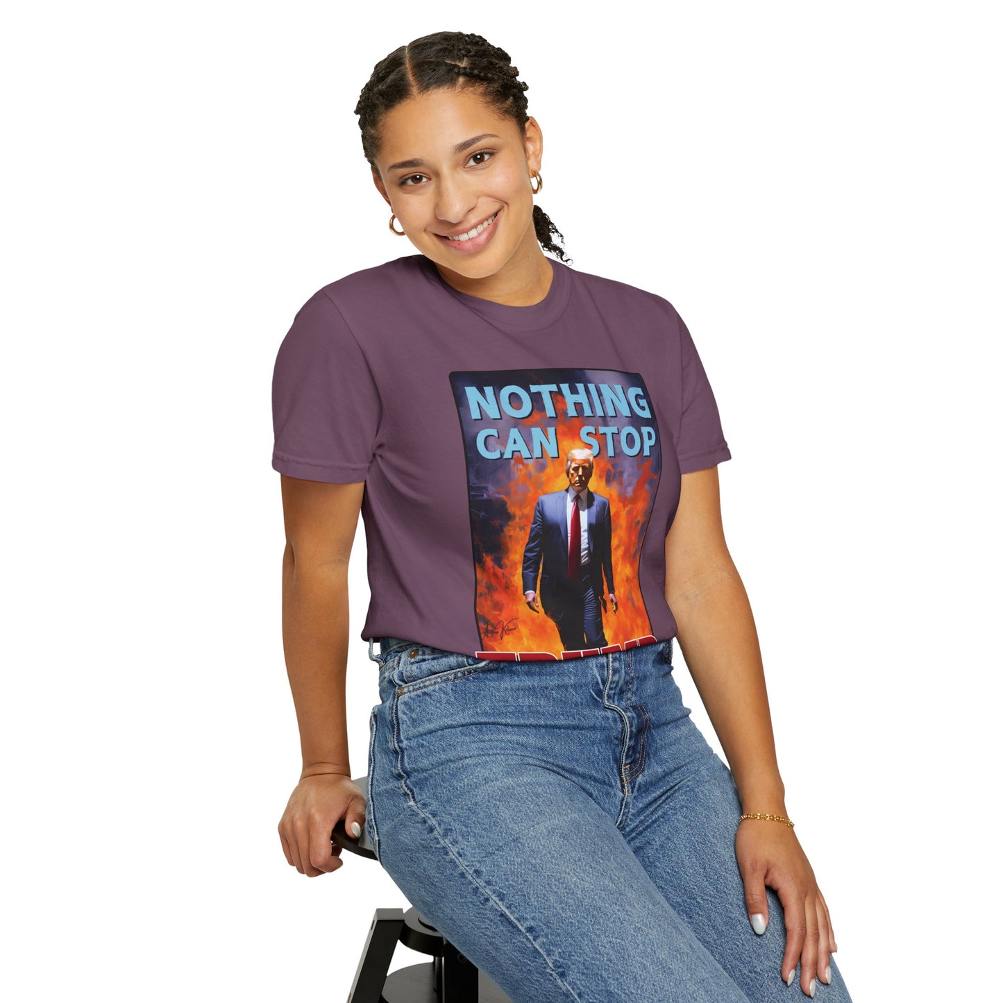 "Nothing Can Stop Trump", Unisex T-shirt (Dark Colors)