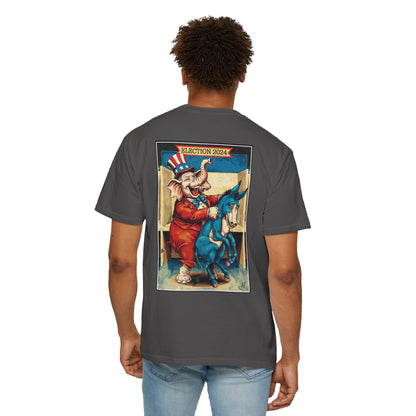 "MAGA Spanked the Donkeys 2024", Unisex T-shirt (Dark Colors)