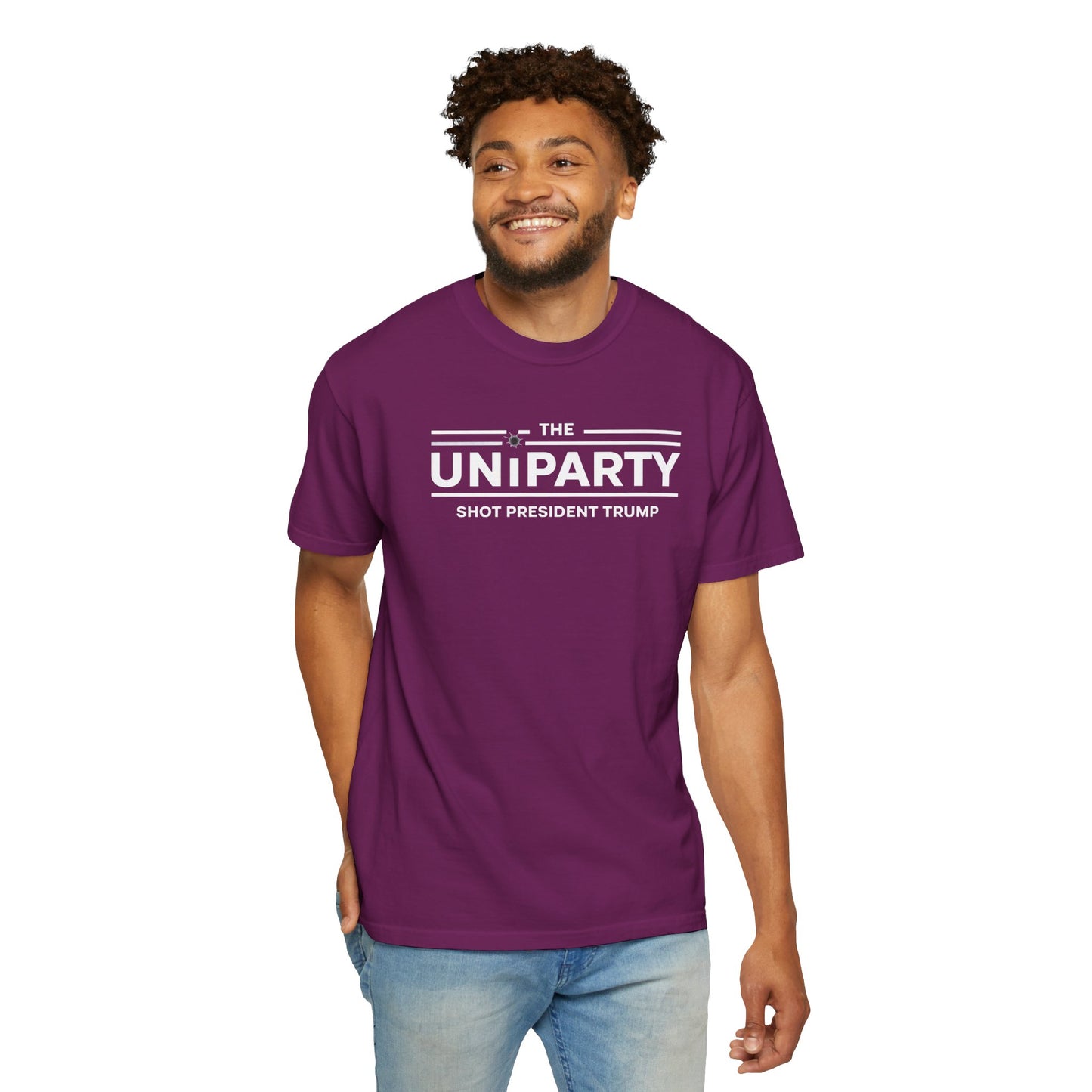 "The Uniparty Shot President Trump" #03, Unisex T-shirt