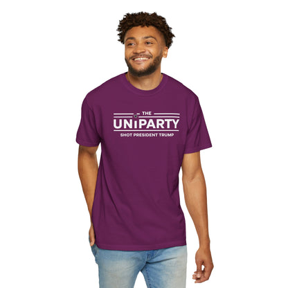 "The Uniparty Shot President Trump" #03, Unisex T-shirt