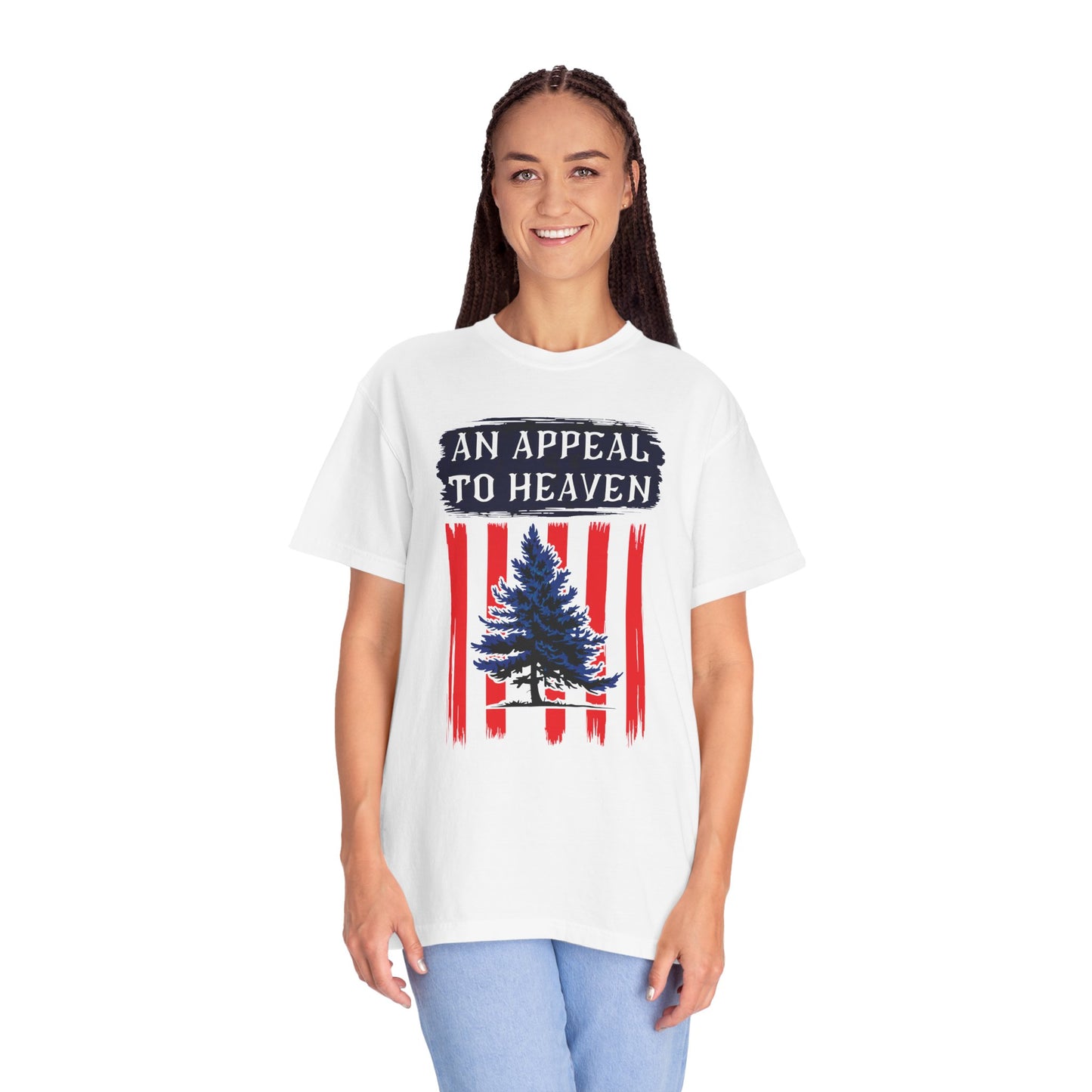 "An Appeal to Heaven", Unisex T-shirt (White)