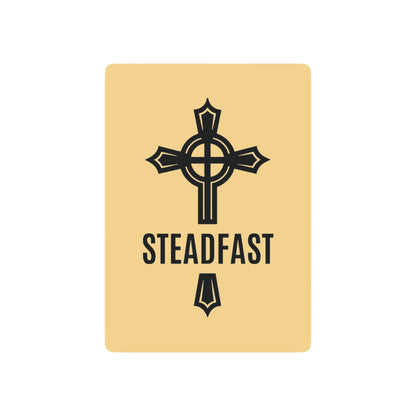 "Steadfast Cross", Christian Playing Cards (Zesty Custard)
