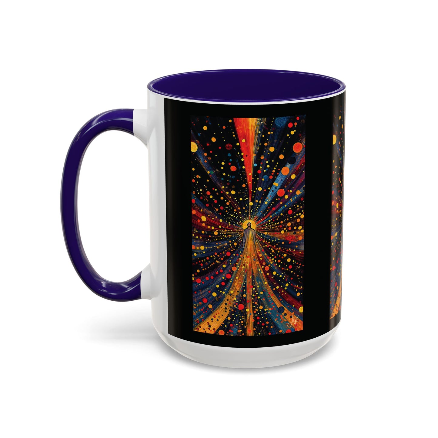 "Illuminated by Grace - 2 Corinthians 4:6", Colorful Mugs (11oz & 15oz)