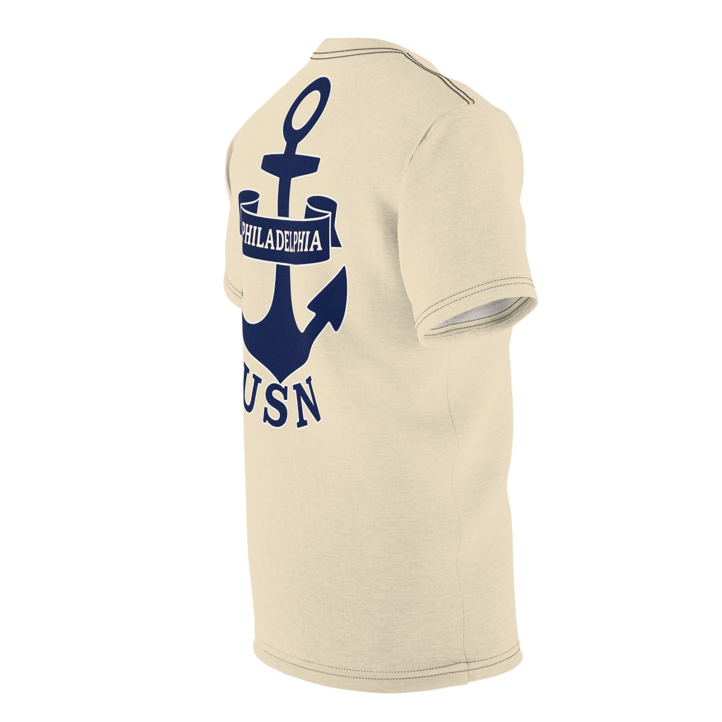 "USN Anchor", Unisex T-shirt (Canvas Sail)