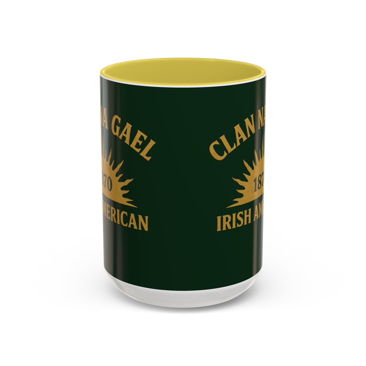 "Clan na Gael - Irish American", Colorful Mugs (11oz, 15oz) (Fenian Green)