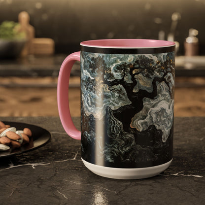 "An Crann Naomh (Gaelic) - The Sacred Tree (English)", Colorful Mugs (11oz & 15oz)