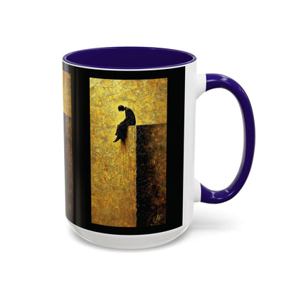 "In Darkest Hour He Is With Me", Colorful Mugs (11oz, 15oz)