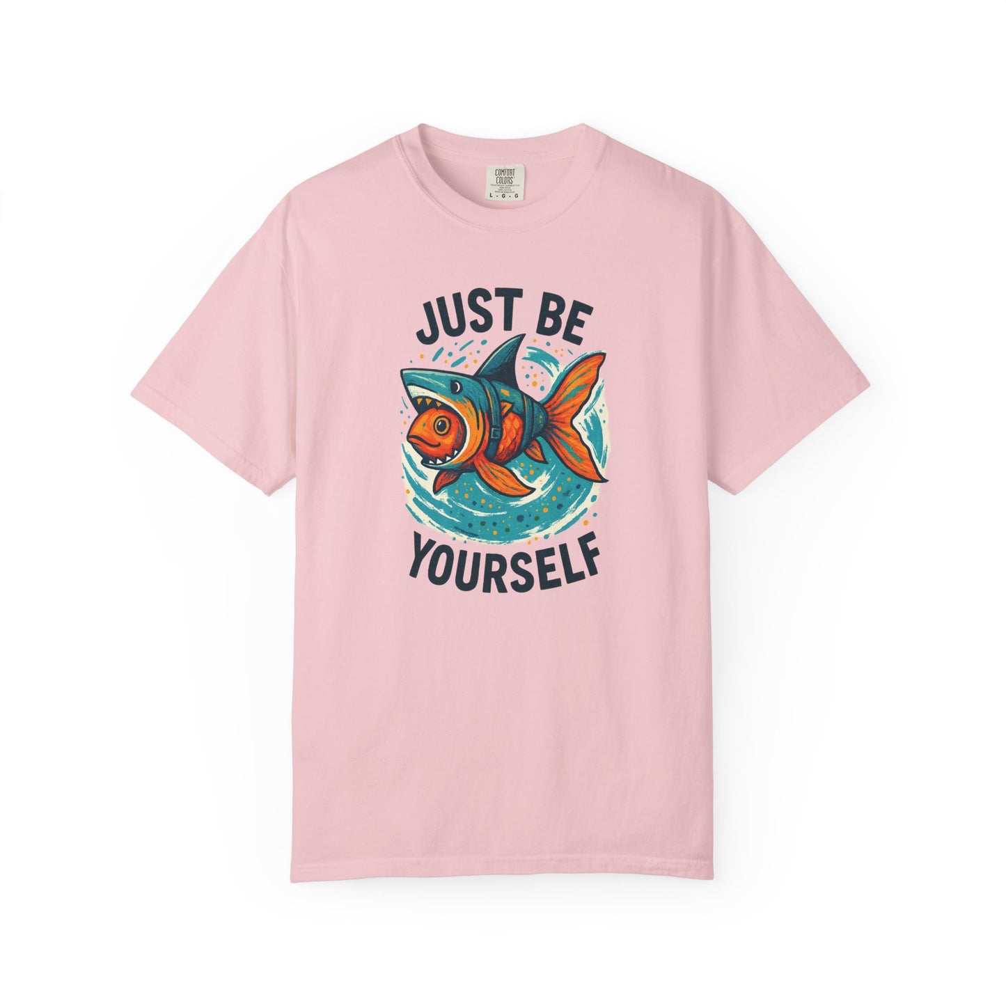 "Just Be Yourself", Unisex T-shirt (White and light colors)