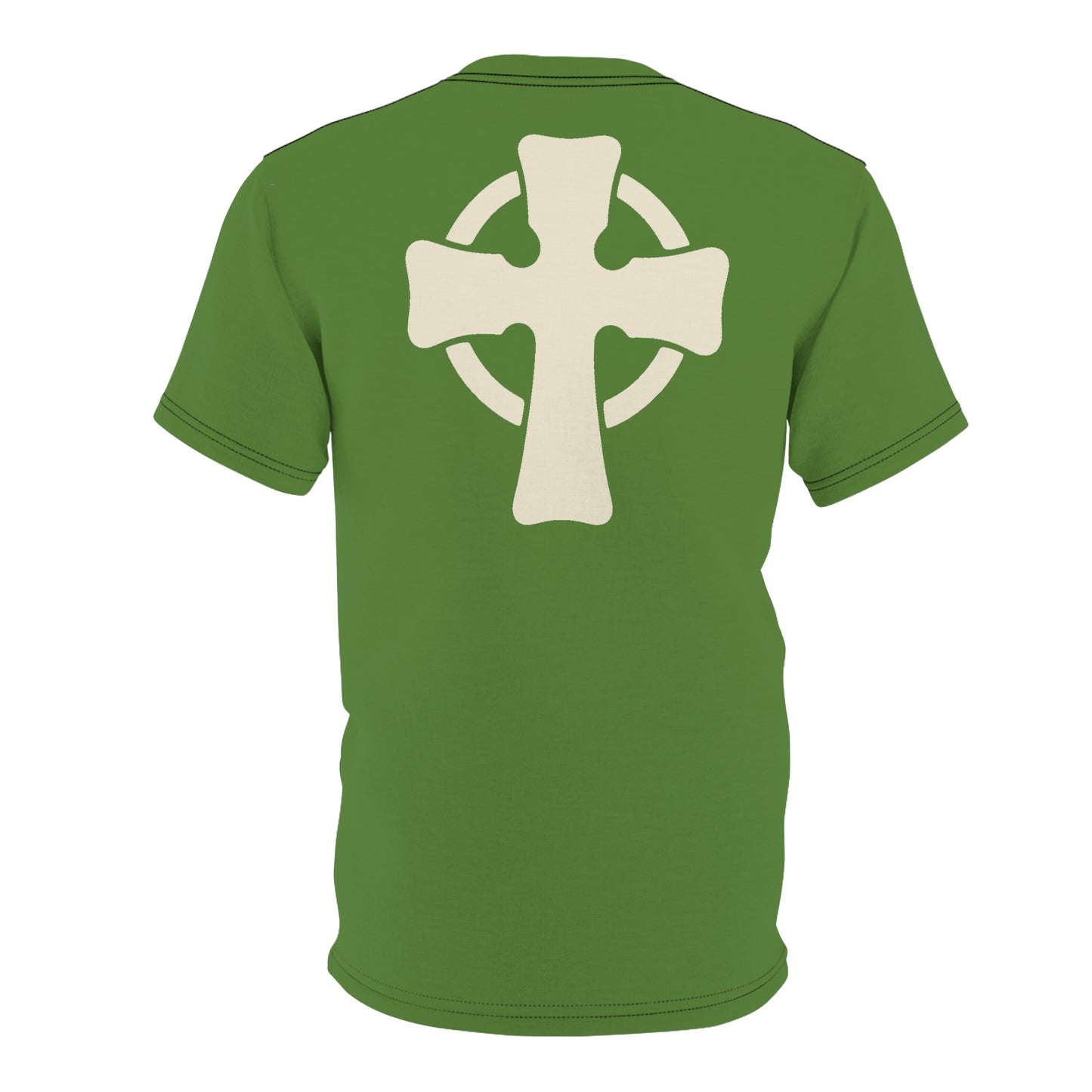 "Retro Jesus", Unisex T-shirt (Avocado Green)