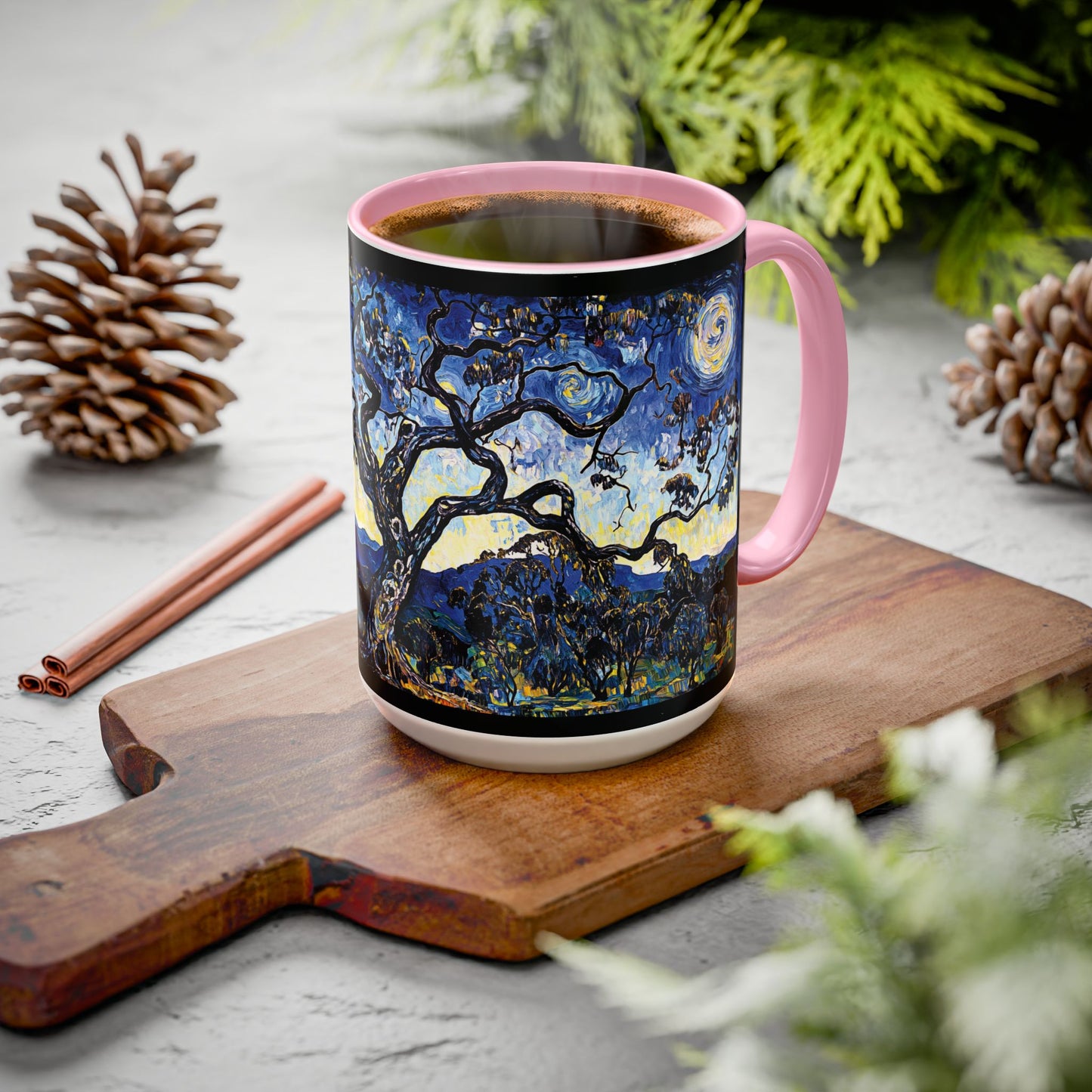"Crann na Beannachd (Gaelic) - Tree of Blessing (English)", Colorful Mugs (11oz & 15oz)