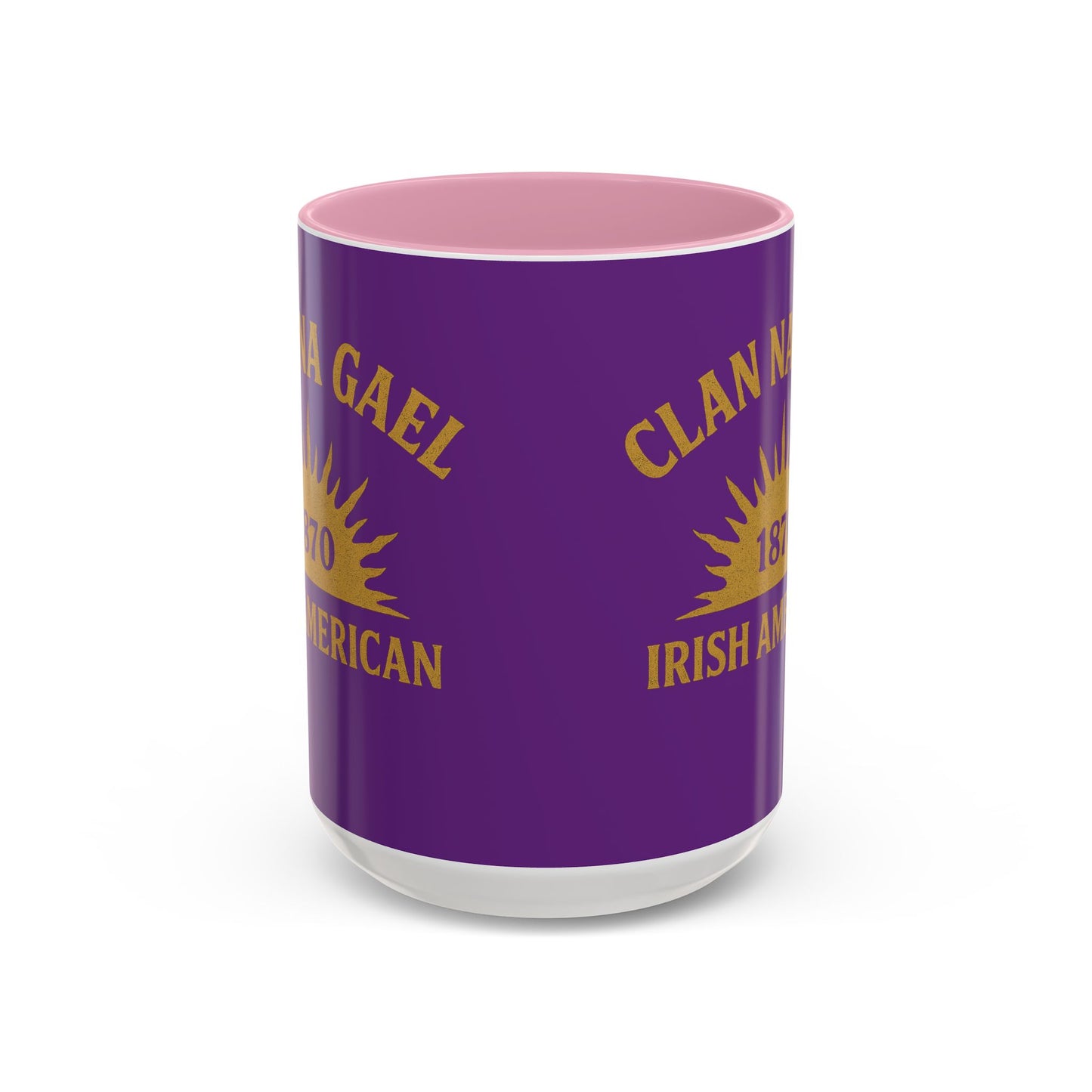 "Clan na Gael - Irish American", Colorful Mugs (11oz, 15oz) (Vesper Violet)