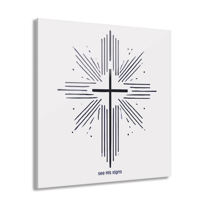 "See His Signs", Acrylic Wall Print (French Cleat Hanging) (Alabaster White)