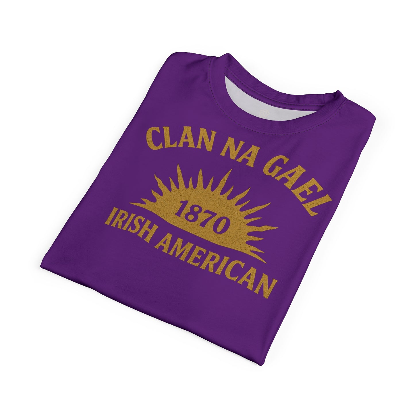 "Clan na Gael - Irish American", Unisex T-shirt (Vesper Violet)