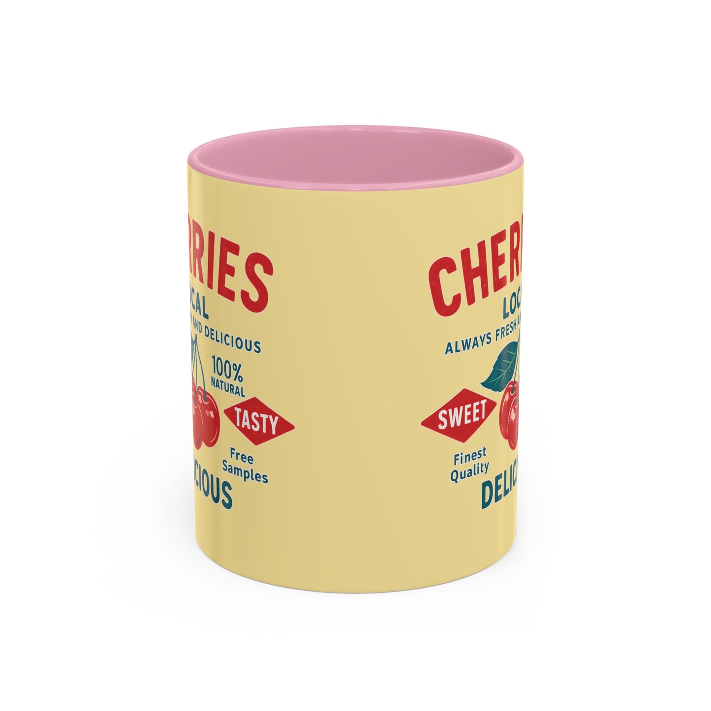 "Delicious Cherries", Colorful Mugs (11oz, 15oz) (Sanctum Veil)