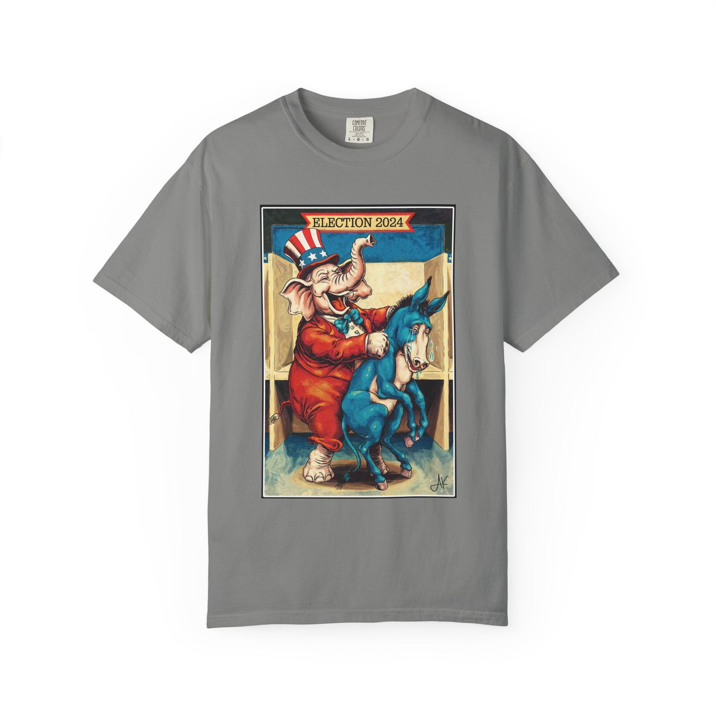 "MAGA Spanked the Donkeys 2024", Unisex T-shirt (Light Colors)