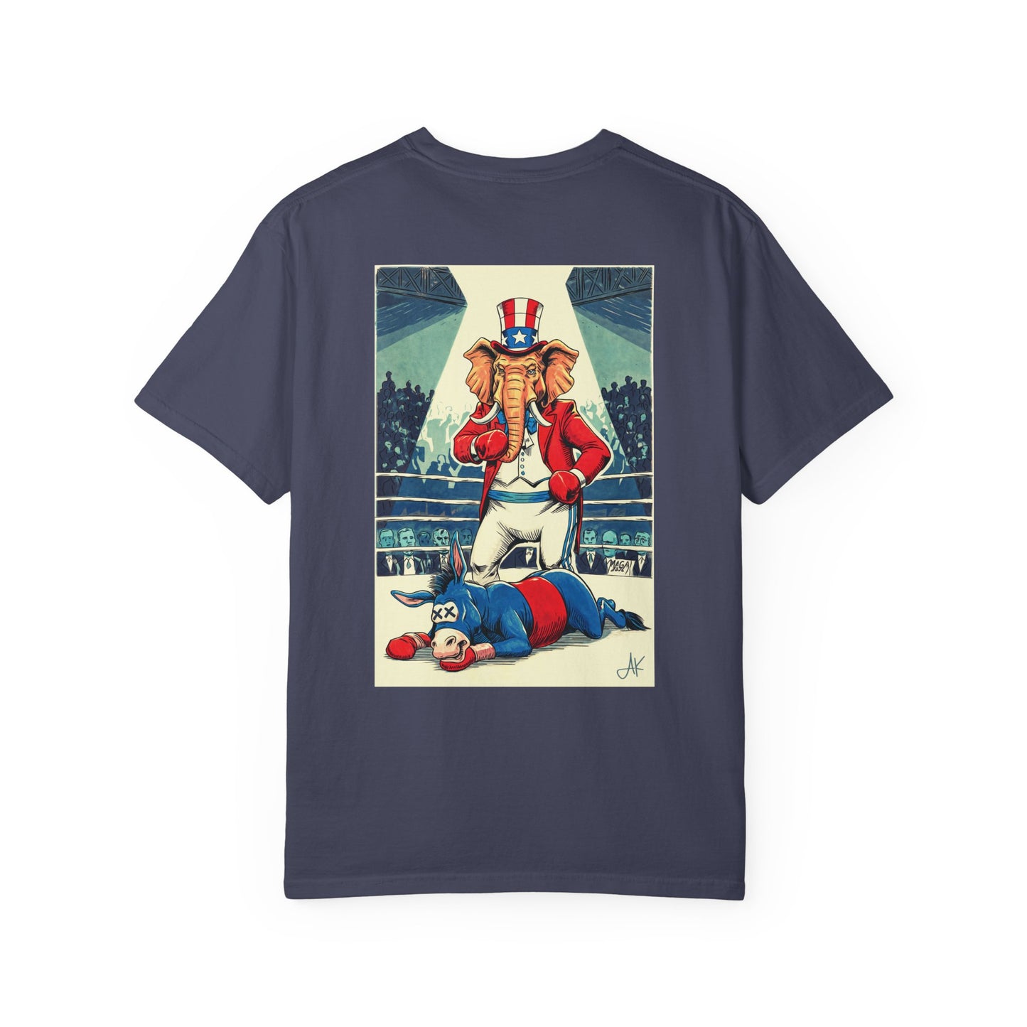 "Brutal Woke Knockout 2024", Unisex T-shirt (Dark Colors)