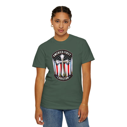 "America First - Christian" #01, Unisex T-shirt