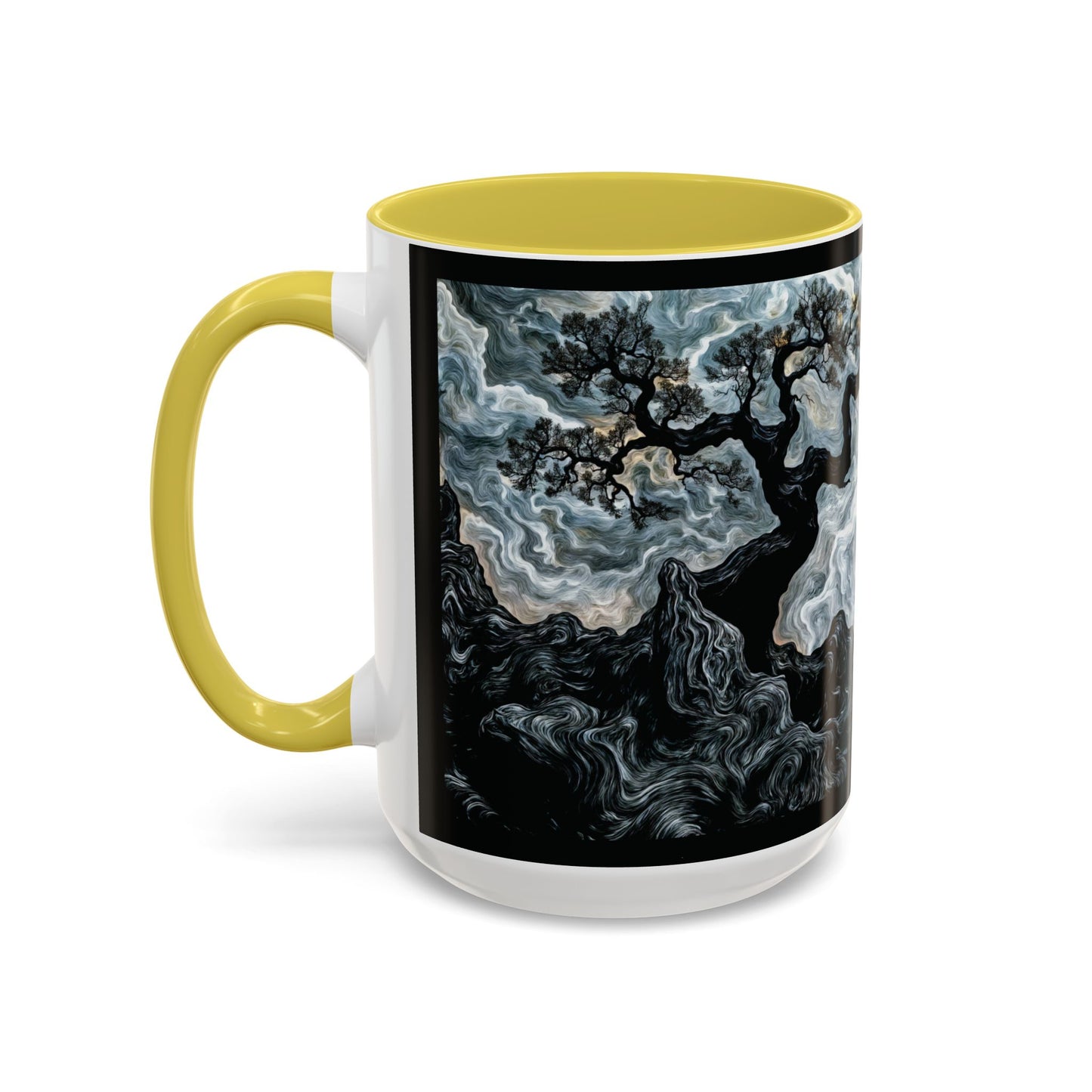 "An Crann Naomh (Gaelic) - The Sacred Tree (English)", Colorful Mugs (11oz & 15oz)