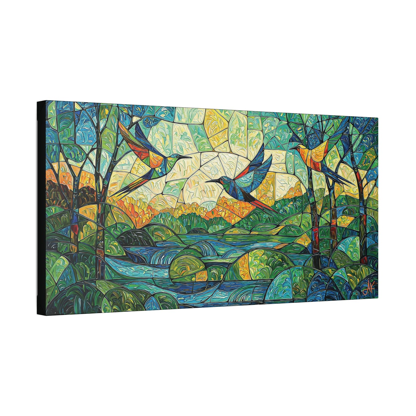 "The Isolated Isle", Stretched Classic Canvas Fine Art Print
