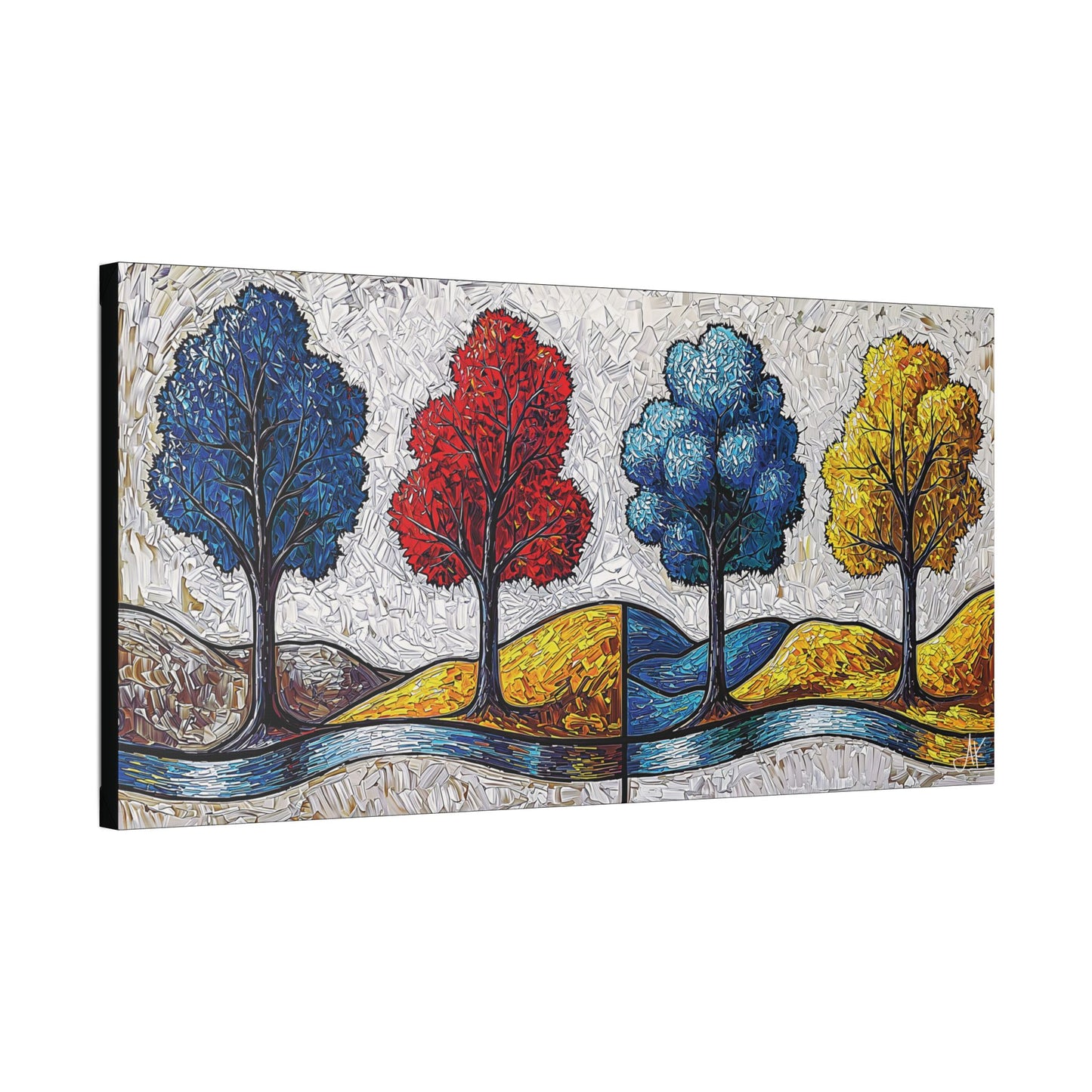 "Kedron Brook", Stretched Classic Canvas Fine Art Print
