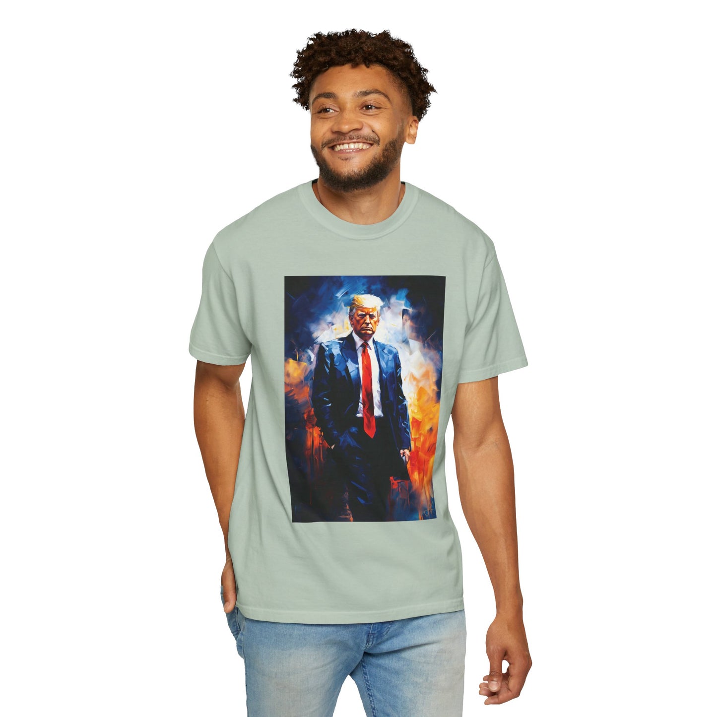 "Trump Portrait" #22, Unisex T-shirt (Light Colors)